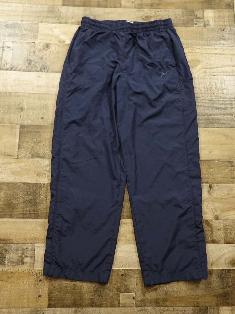 Nike Sportswear Wind Pants Men’s XL Navy Blue Ankle Zip Track Pants